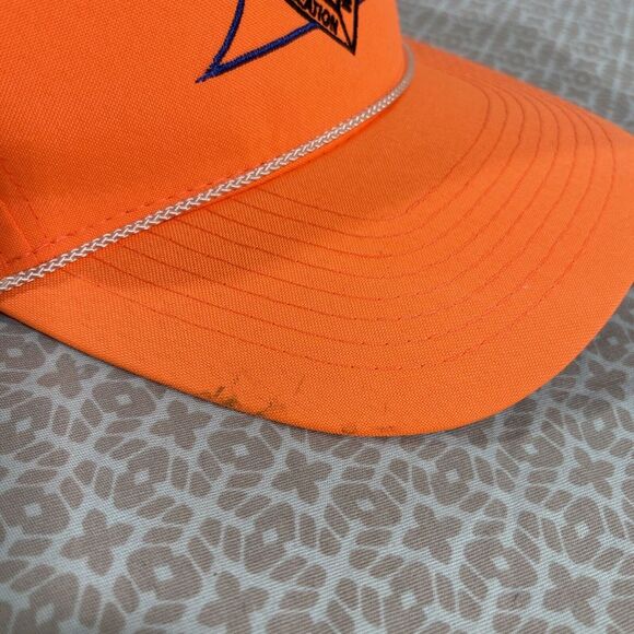 Hat Wood Water Recreation Wildlife Tree Farm‎ Adjustable Orange Hat Virginia - Picture 4 of 16